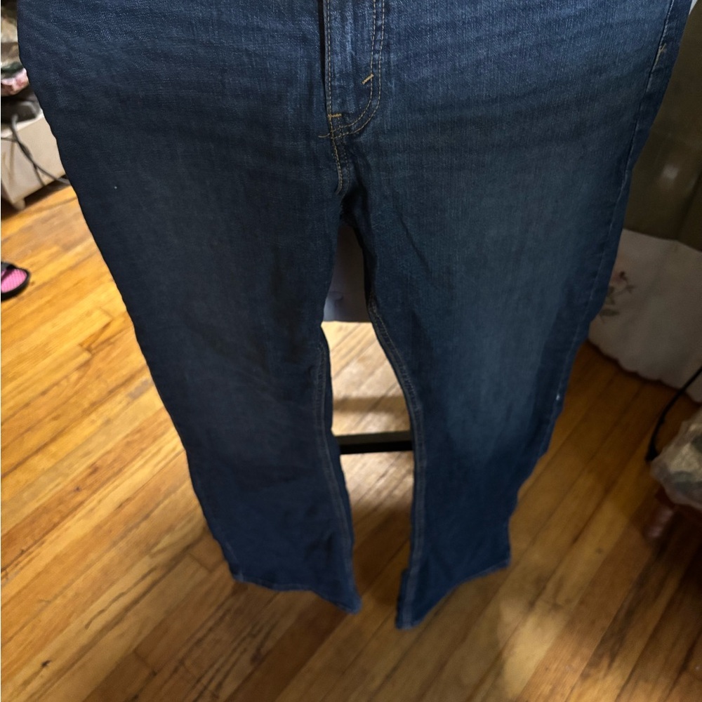 Men's Blue Bootcut Jeans